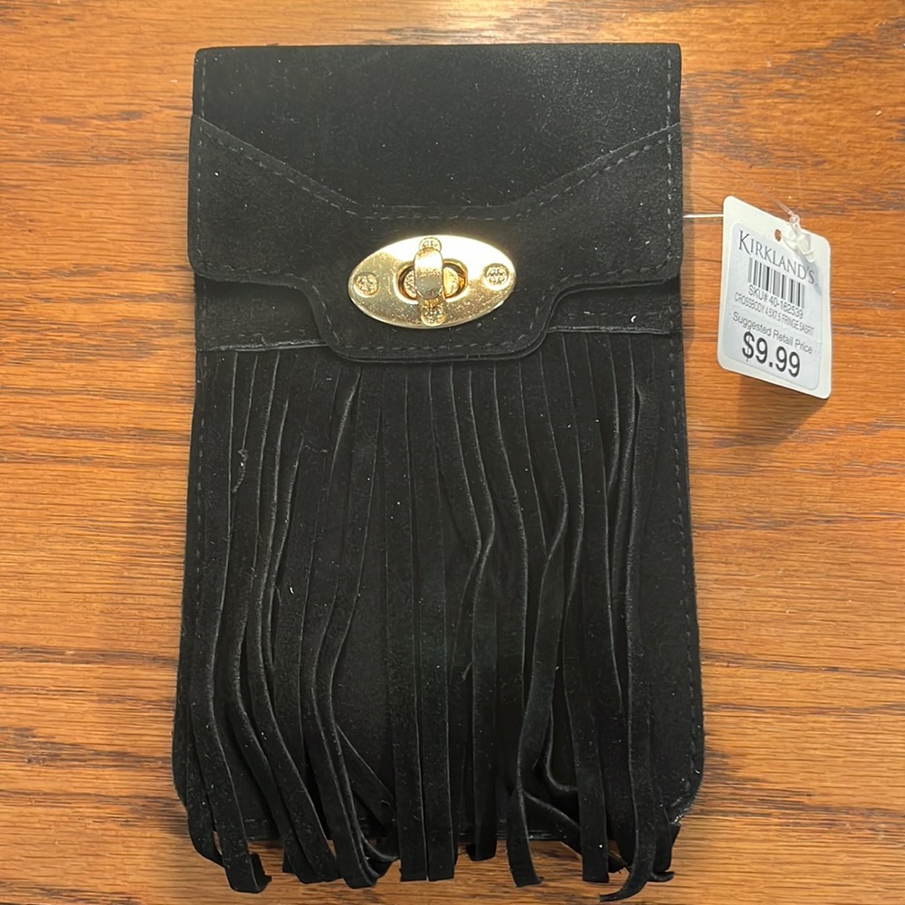 Fringe crossbody bag